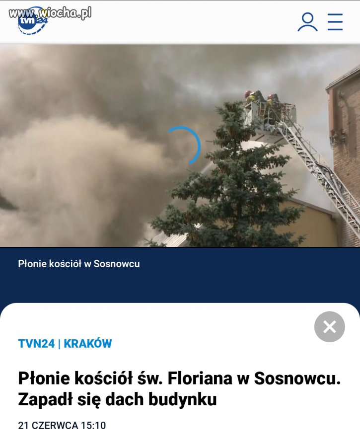To ten święty od strażaków 