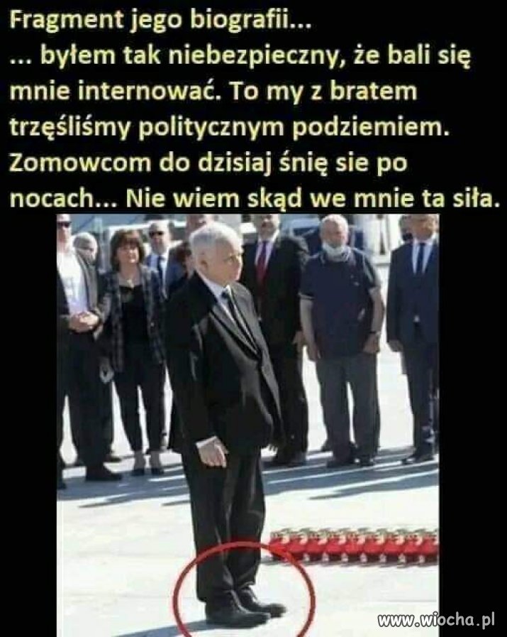 Sam jeden palcem wskazującym kładł całe plutony. 