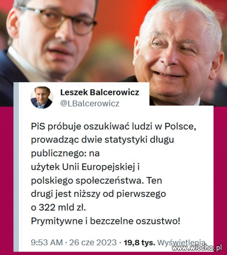 A czy tylko w tej kwestii oszukują ? Przecież elektorat pisu to miernoty nie mające o niczym zielonego pojęcia