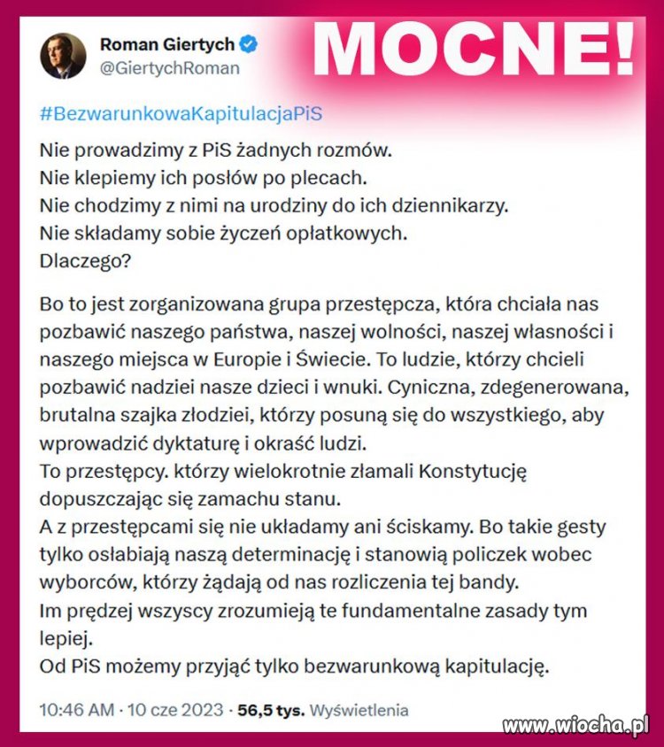 Kaczyński chciał zmienić ustrój, by rządzić tak jak Orban przez następne kadencje. Mafijne państwo pis.