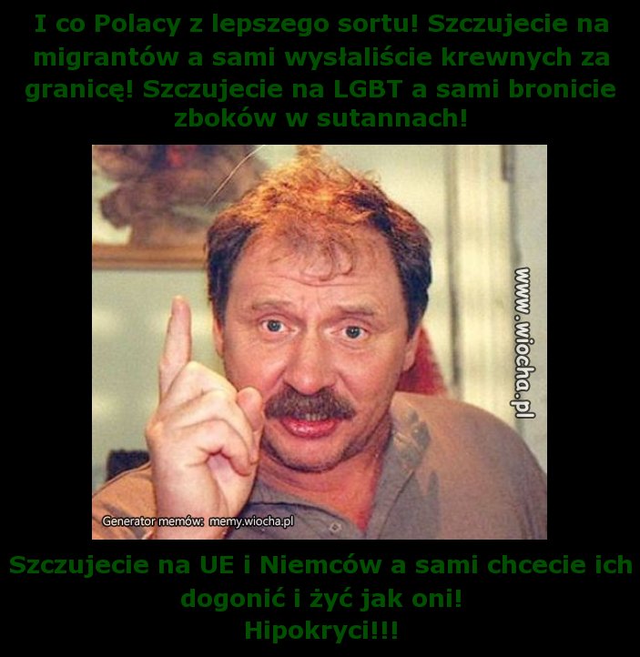 I co Polacy z lepszego sortu! Szczujecie na