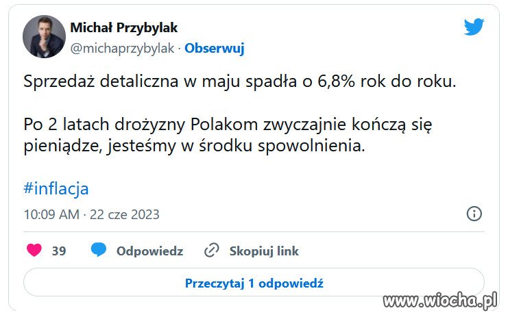 Polacy nie mają pieniędzy, bo wszystko zabiera PiS.