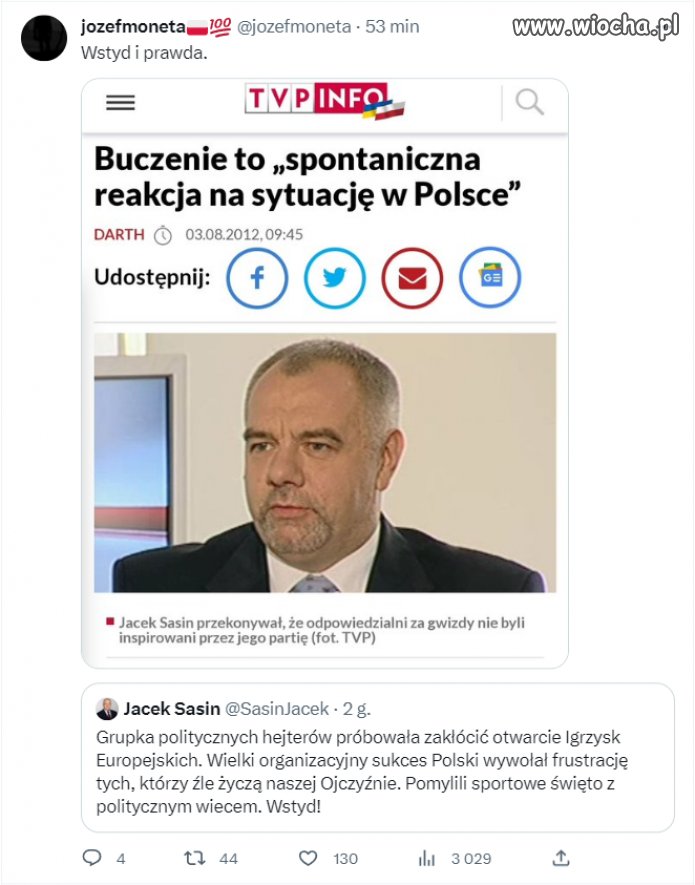 Panie Jacku - odświeżamy panu pamięć: