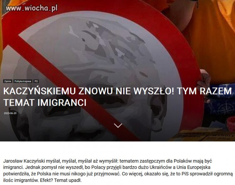 Kaczyński z braku pomysłów, odgrzewa stare kotlety