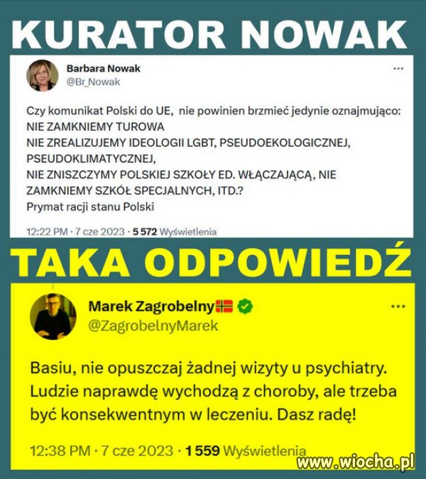Naczelna dewota PiSu, dała głos...