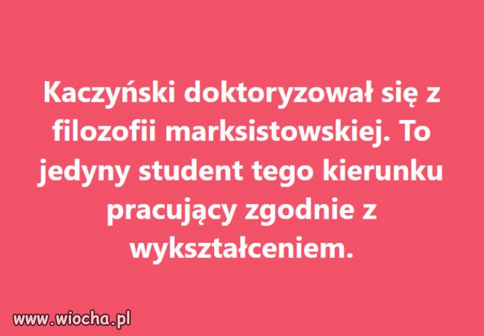 Kaczyński sam niczego nie wymyślił...