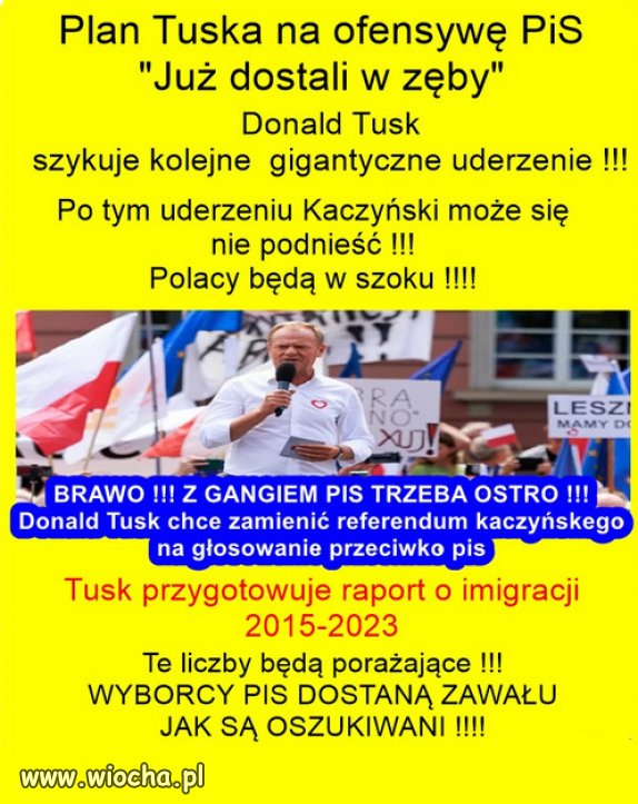 BRAWO !!! Z GANGIEM DZBANOW PIS TRZEBA OSTRO !!!