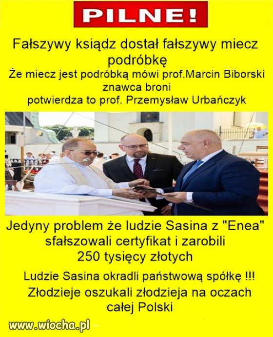 Enea, nie chce zdradzić, skąd ten miecz się wziął !!!