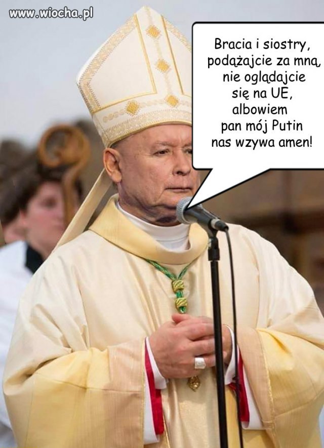 Święty ojciec szkodnik, najmądrzejszy na świecie..
