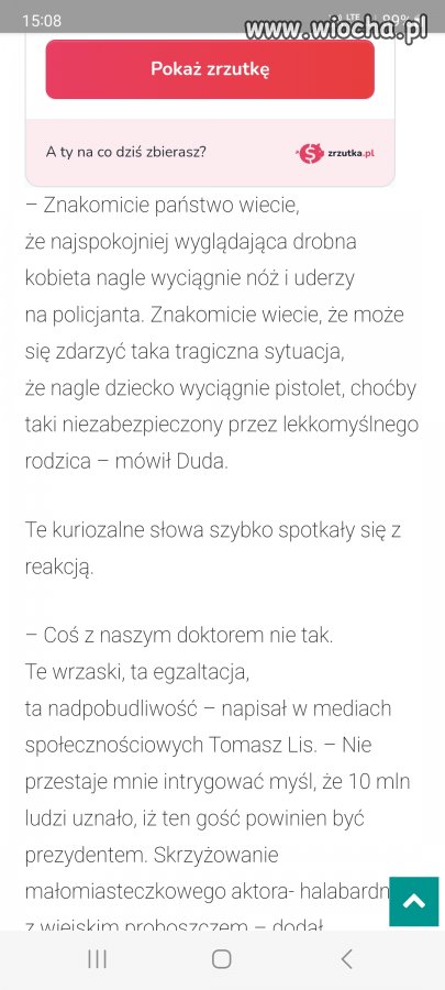 Kolejna kompromitacja (p)rezydenta