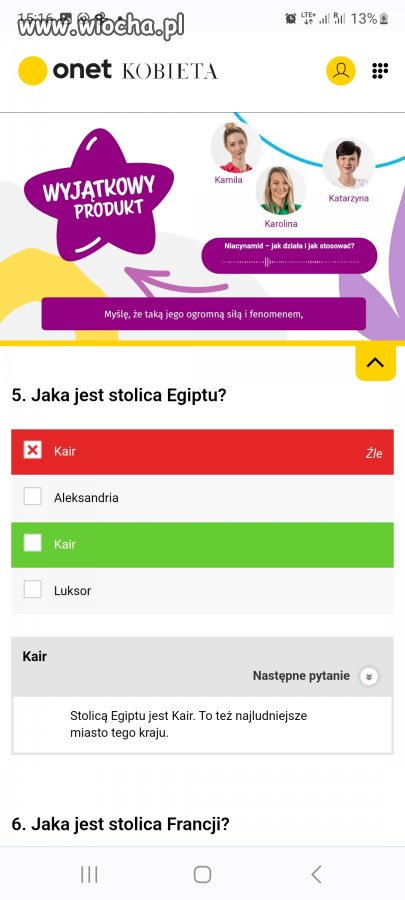 Onet quiz