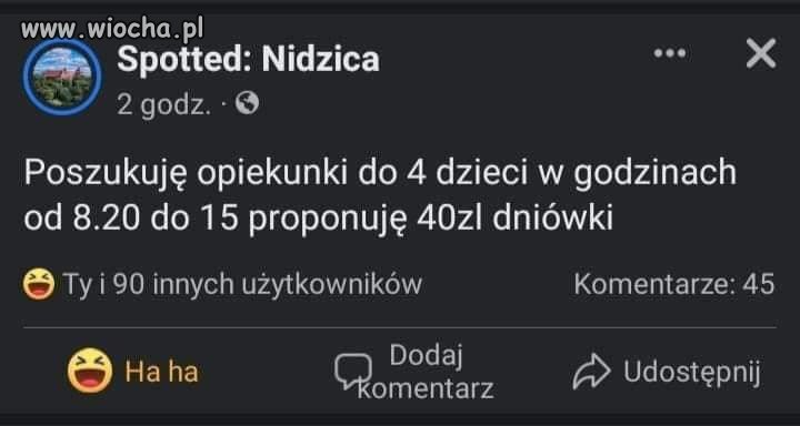 Dycha za dziecko przez około 7 godzin