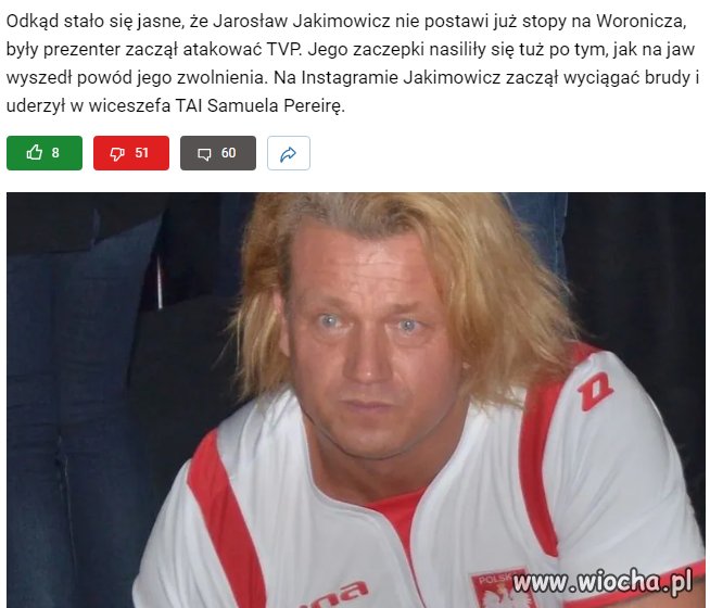 Jakimowicz po tygodniu bez szczucia w TV