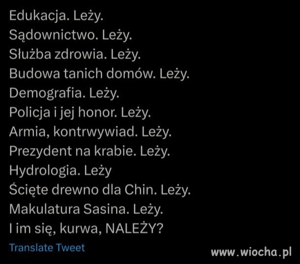 Wszystko leży 