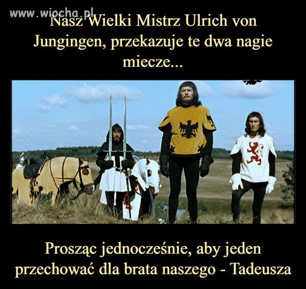 Tadziu się doczekał 