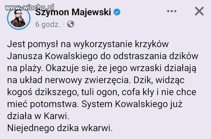 Może lepiej nie, bo całkiem wyginą