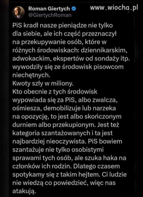 SŁOWO o PiS...tak korumpuja i kupuja poparcie za Wasze pieniadze!