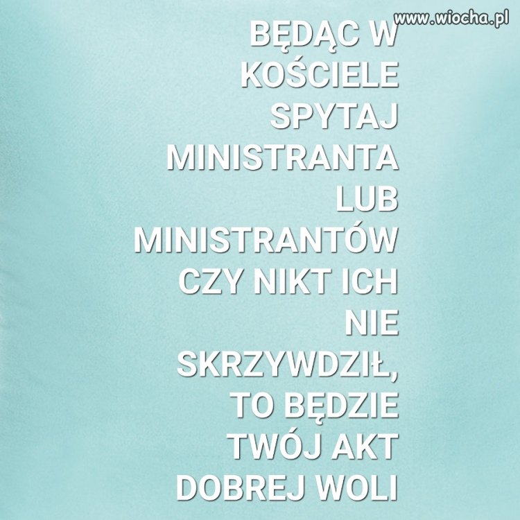 Akt dobrej woli, zrobisz to?