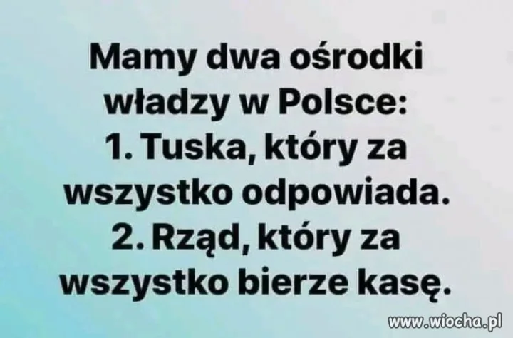 To jest święta prawda i tak sobie myślę, że ten TUSK to 