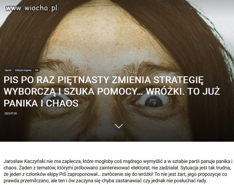 Wróżka też nie pomoże, kiedy ma się pecha.