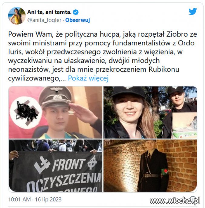 Brunatne wątki afery ze zwolnieniem skazanej kobiety