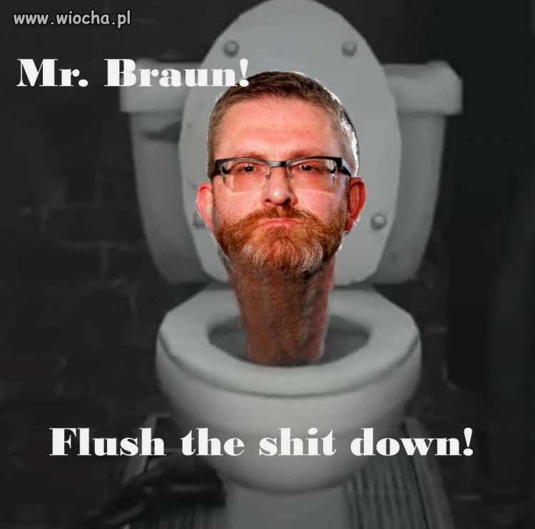Flush a shit! 