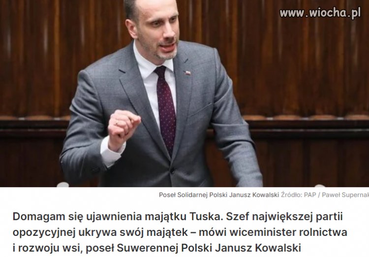 A może zacząć od majątku pinokia i pawłowicz
