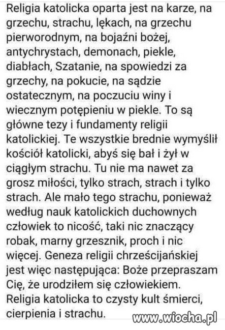 Zastraszonym ludem łatwiej się steruje i go okrada