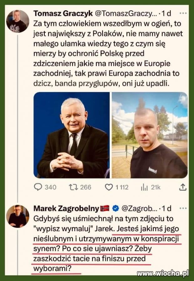 Każdy ma prawo do bycia kretynem, tylko po co się z tym obnosić...