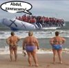 Na plaży w Międzyzdrojach