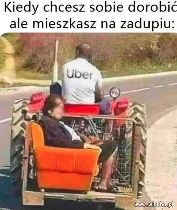 Jakie zadupie, taki uber