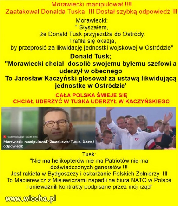 Morawiecki w kłamaniu bezkonkurencyjny, dostał odpowiedź!
