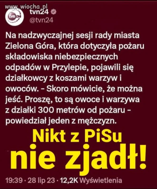 Może nie byli głodni?