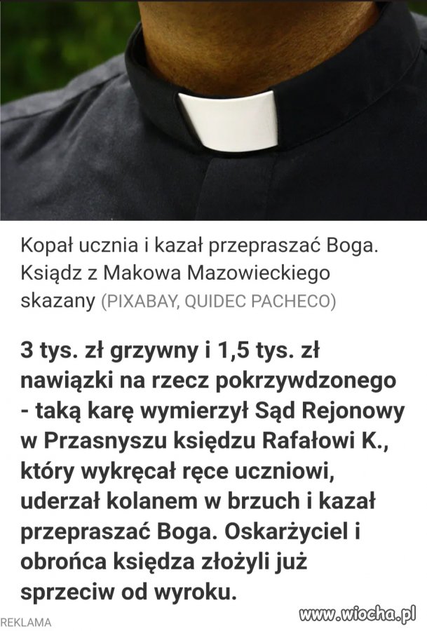 Kolejny degenerat w koloratce 