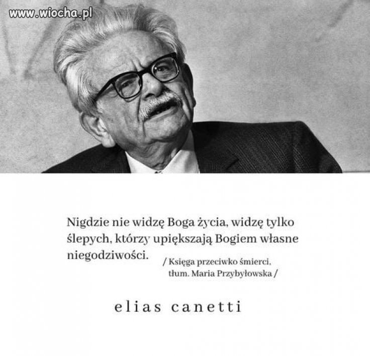 Elias Canetti – austriacki pisarz żydowskiego pochodzenia