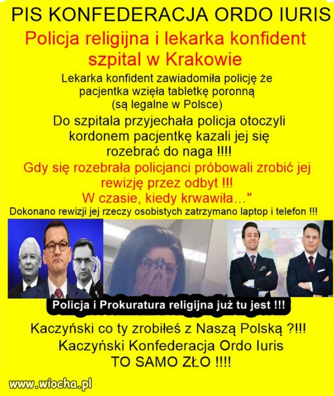 Degeneracja narodu, przez PiS, Konfederosje z Ordo Iuris!