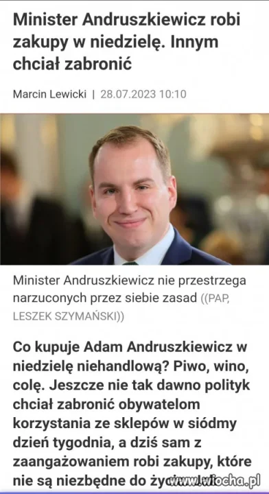 Kwintesencja pisiorów. Hipokryzja level master 