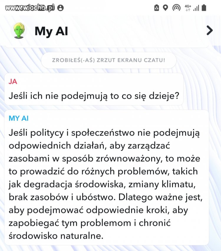 Fajnie że sztuczna inteligęcja to rozumie.