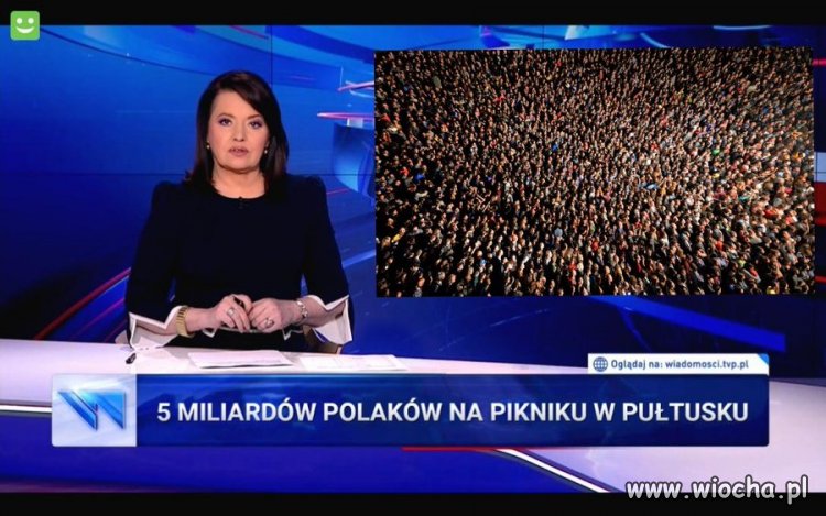 Mogli z drona pokazać bo tutaj nie objęli wszystkich ! a ostatni ludzie pod Lublinem stali !
