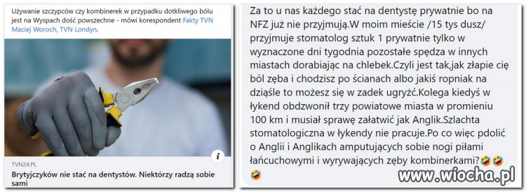 Jak biedni Anglicy zeby sobie