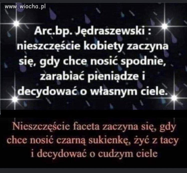 O wiele wcześniej bo w dniu chrztu gdy tępi rodzice 