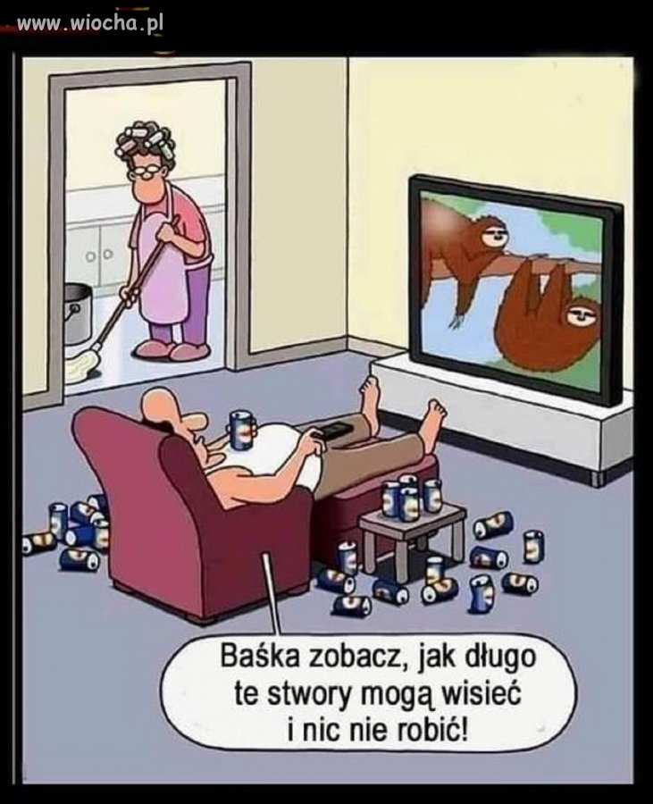 Skoro już stoi to puszki mogła sprzatnąć