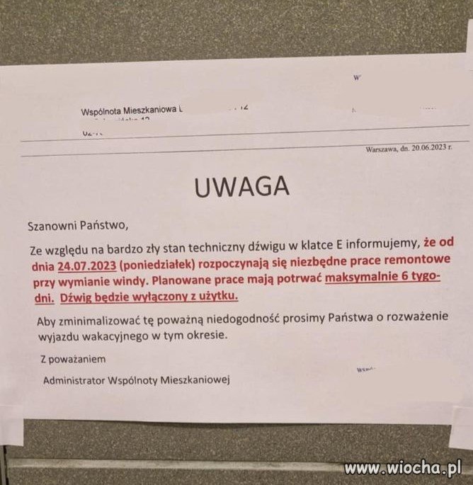 Won na wakacje