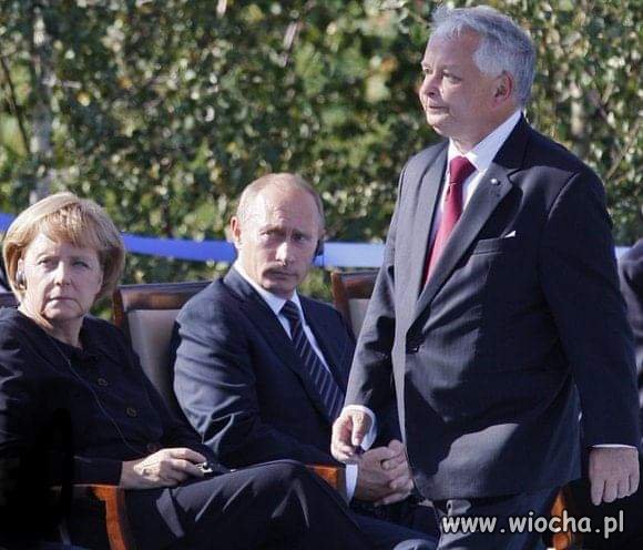 Tusk Putin i Merkel
