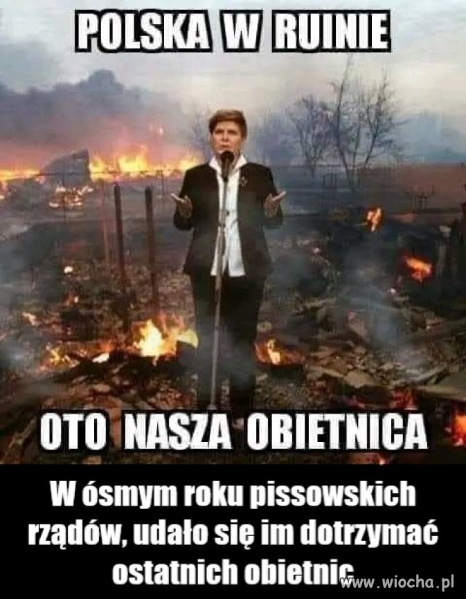 W ósmym roku pissowskich rządów, udało się im dotrzymać ostatnich obietnic