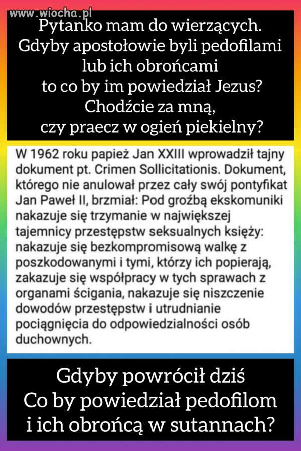 Jeśli kościół zmienia się na lepsze, to tylko dzięki jego krytykom
