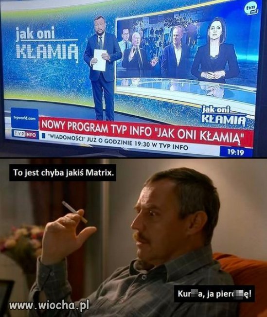 "Dzień świra" w rządowej propagandówce PiSu