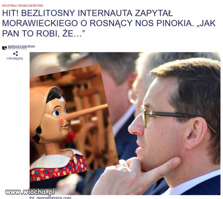 Premier Mateusz Morawiecki to certyfikowany kłamca.