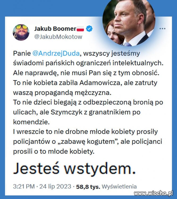 Najgorszy jaki piastował zaszczytne stanowisko Prezydenta RP