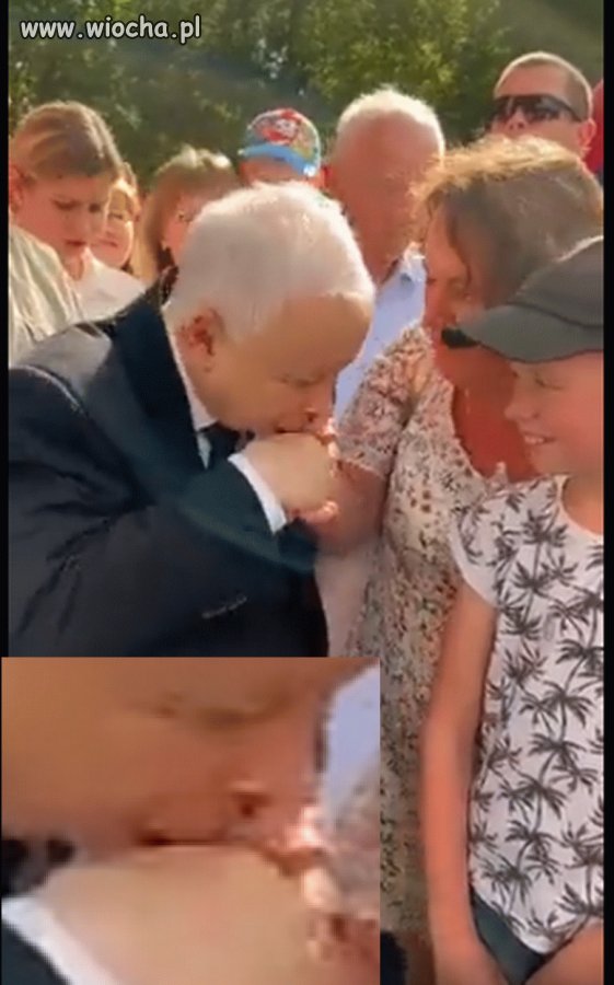 Sam siebie pocałował w rękę